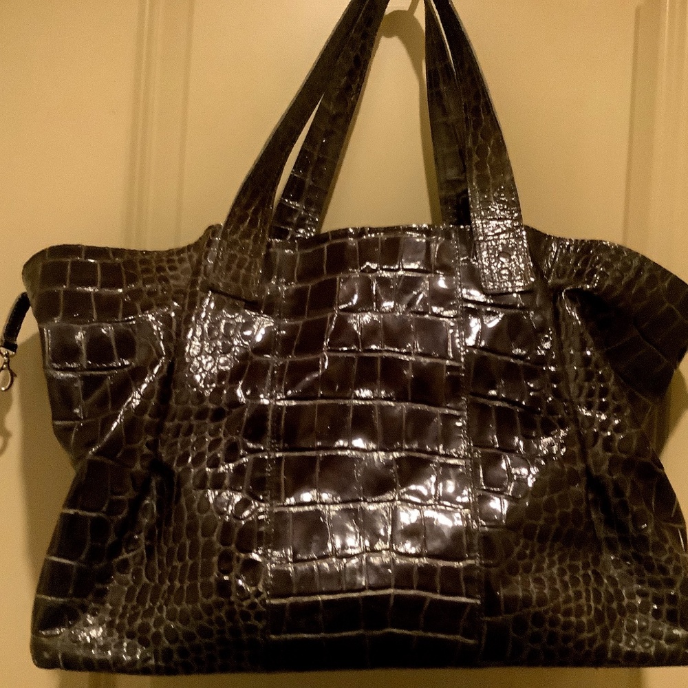 GUANG TONG Black Large Tote Weekend Getaway Bag ! Vintage! 🙆🏻‍♀️💁🏻‍♀️✨